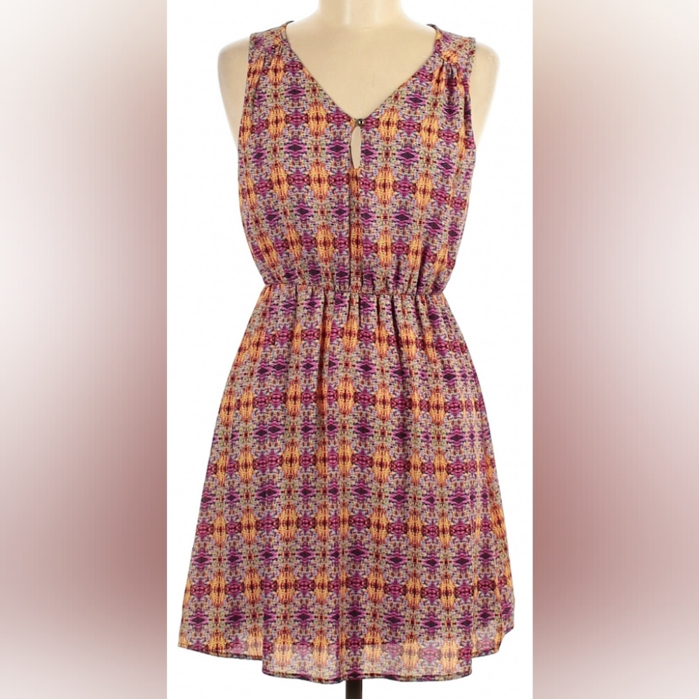 Everly Multicolor Patterned Dress